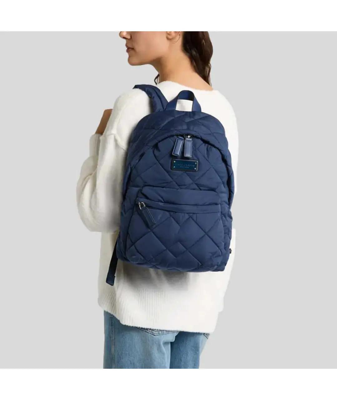 MARC JACOBS Синий нейлоновый рюкзак, фото 5