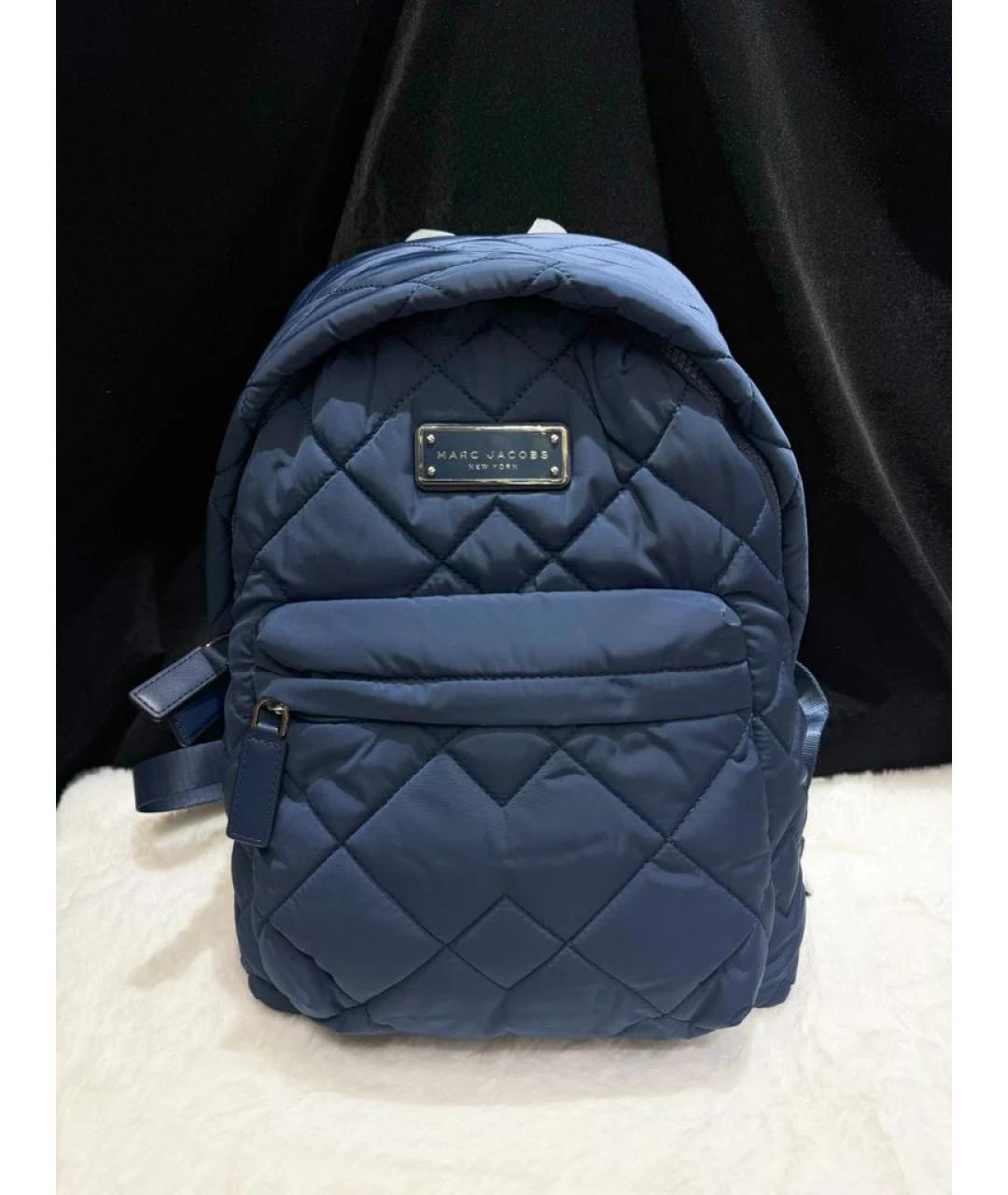 MARC JACOBS Синий нейлоновый рюкзак, фото 2