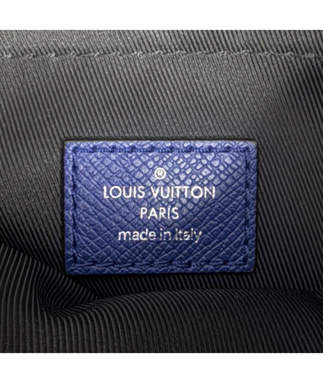 LOUIS VUITTON Синяя кожаная сумка на плечо, фото 6