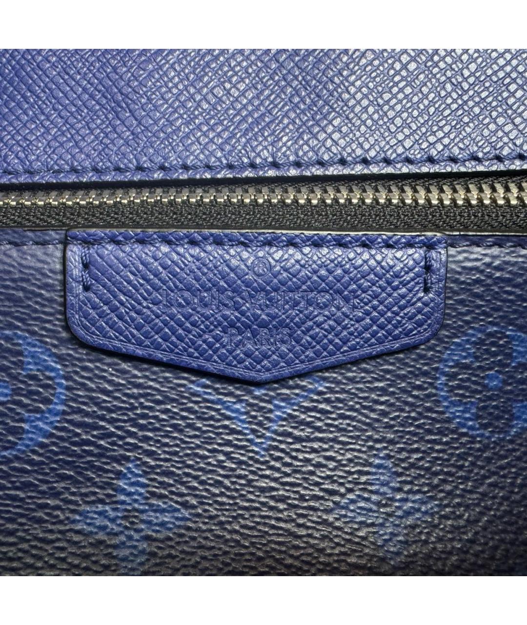 LOUIS VUITTON Синяя кожаная сумка на плечо, фото 7