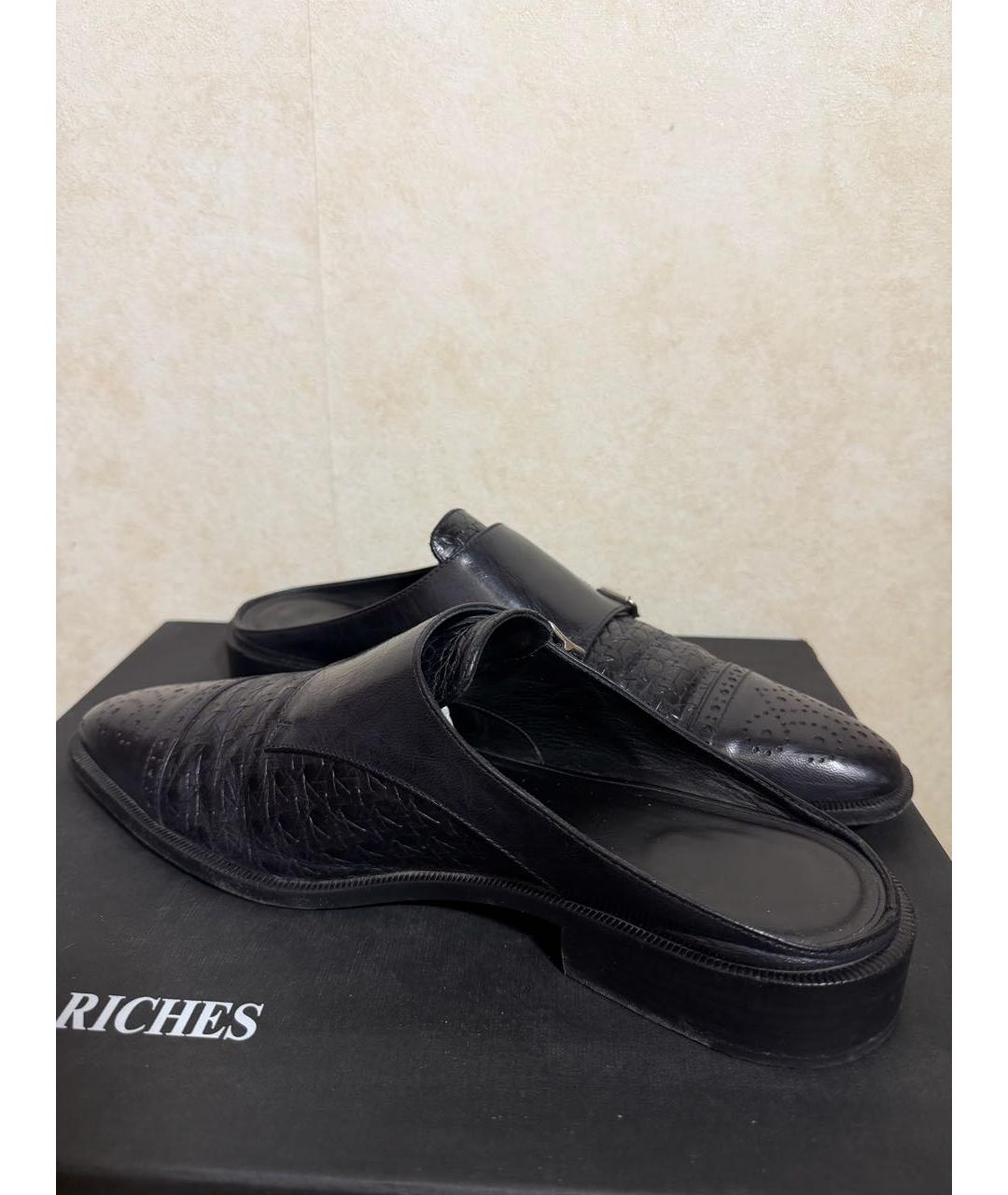 Enfants Riches Déprimés Черные кожаные туфли, фото 4