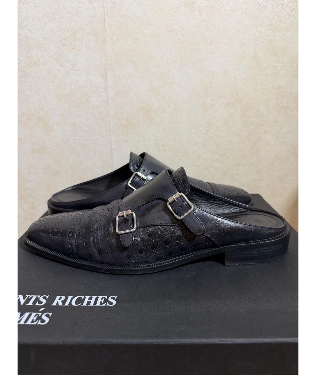 Enfants Riches Déprimés Черные кожаные туфли, фото 3