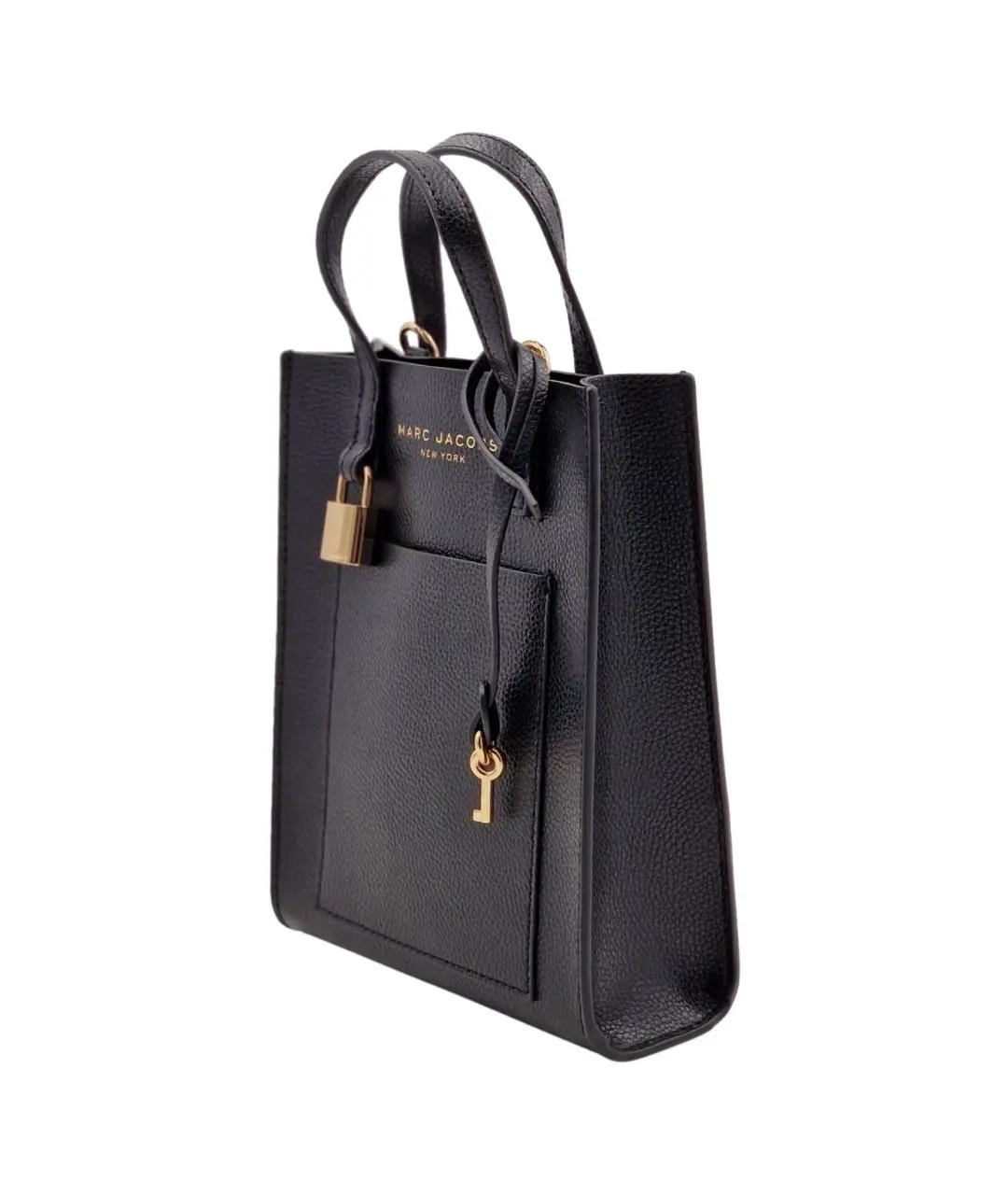 MARC BY MARC JACOBS Черная кожаная сумка через плечо, фото 2