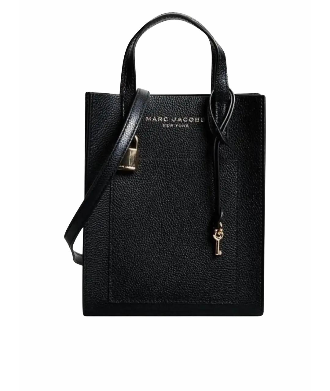 MARC BY MARC JACOBS Черная кожаная сумка через плечо, фото 1