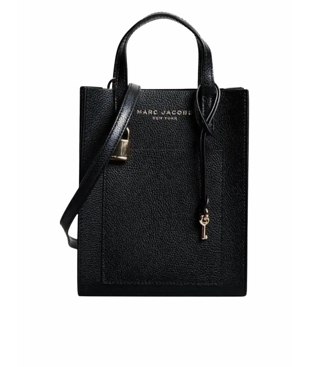 MARC BY MARC JACOBS Черная кожаная сумка через плечо, фото 8