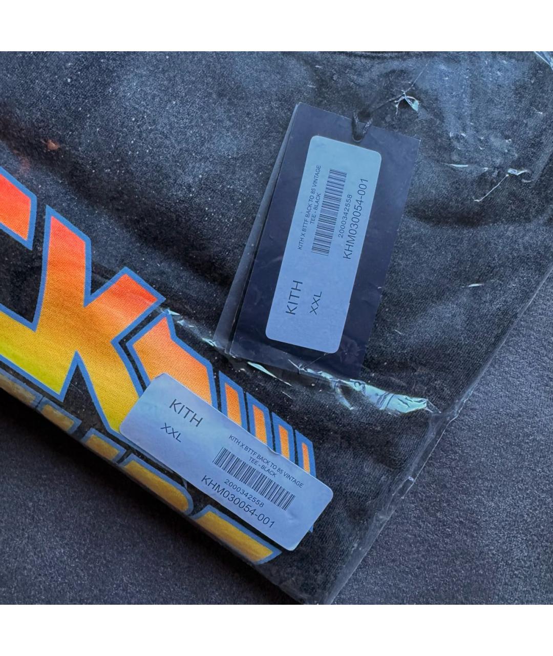 KITH Черная хлопковая футболка, фото 7