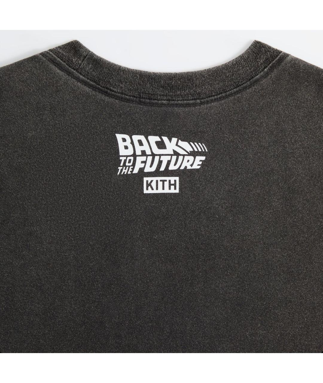 KITH Черная хлопковая футболка, фото 5