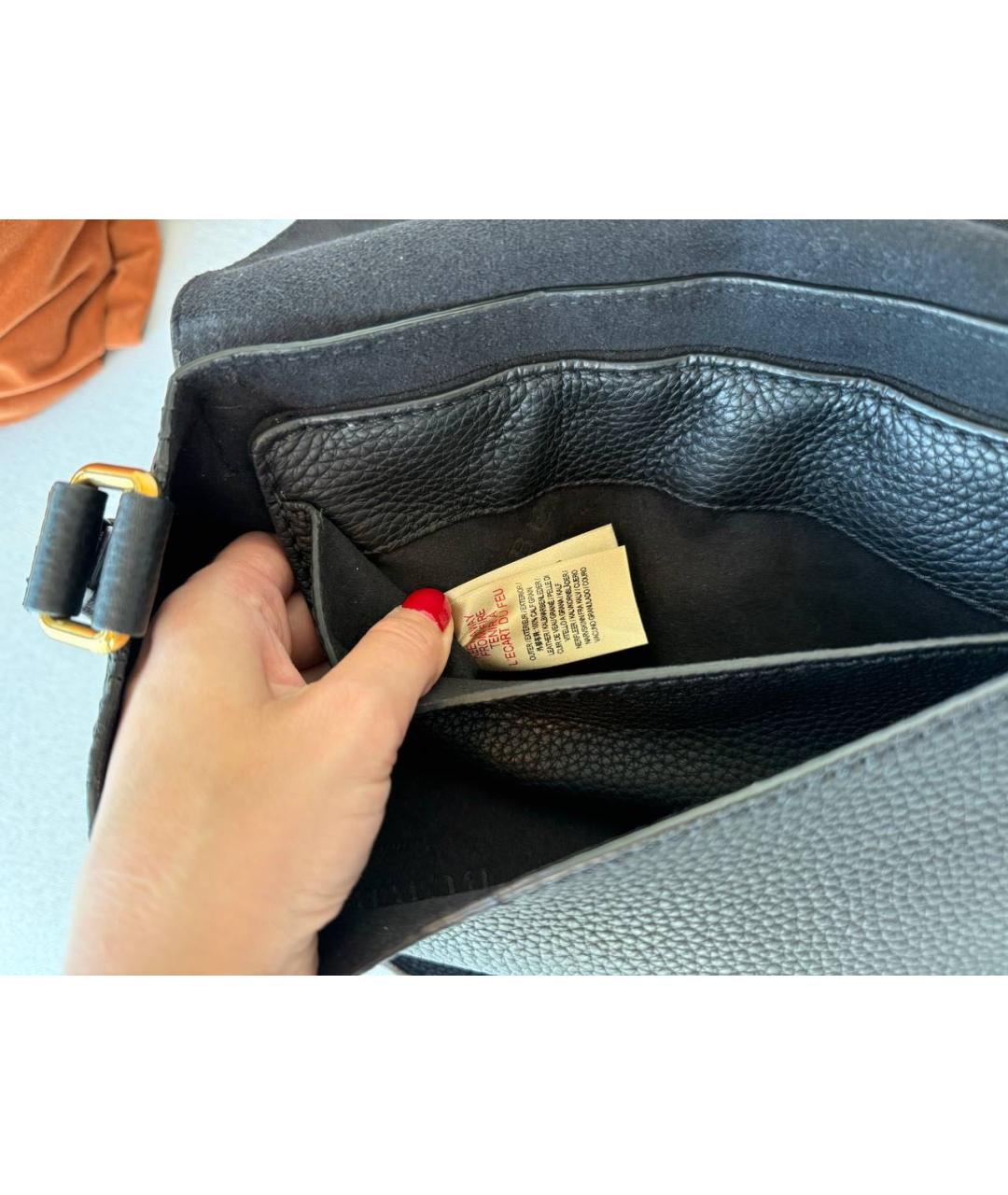 BURBERRY Кожаная сумка на плечо, фото 4