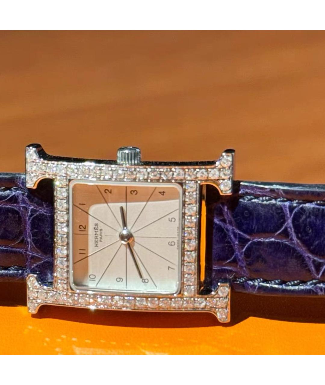 HERMES Горчичные часы, фото 2