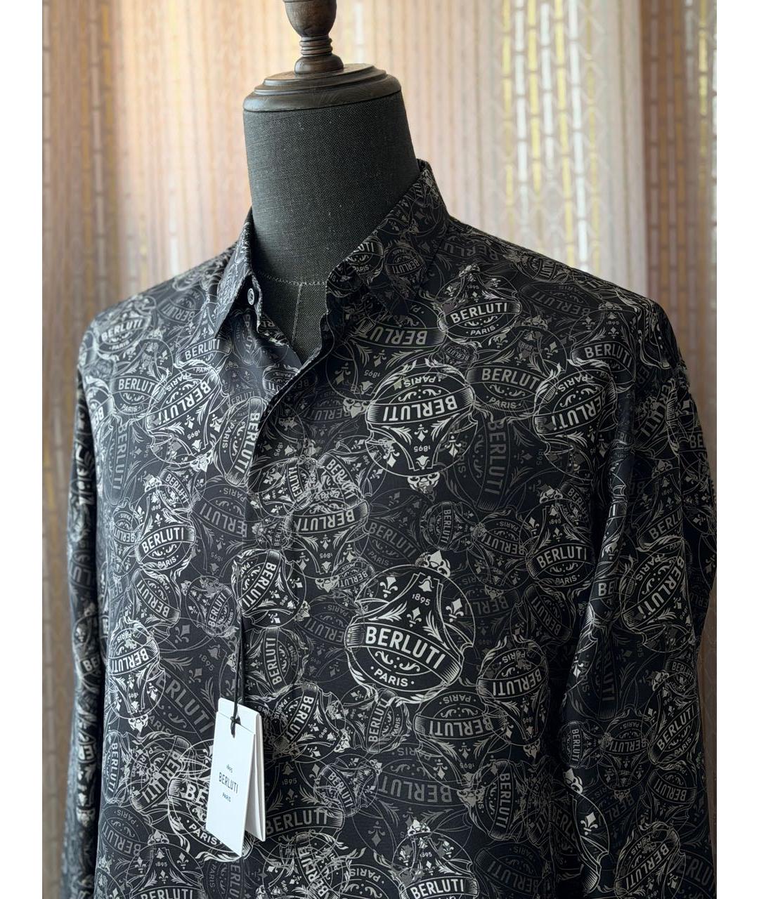 BERLUTI Мульти шелковая кэжуал рубашка, фото 5
