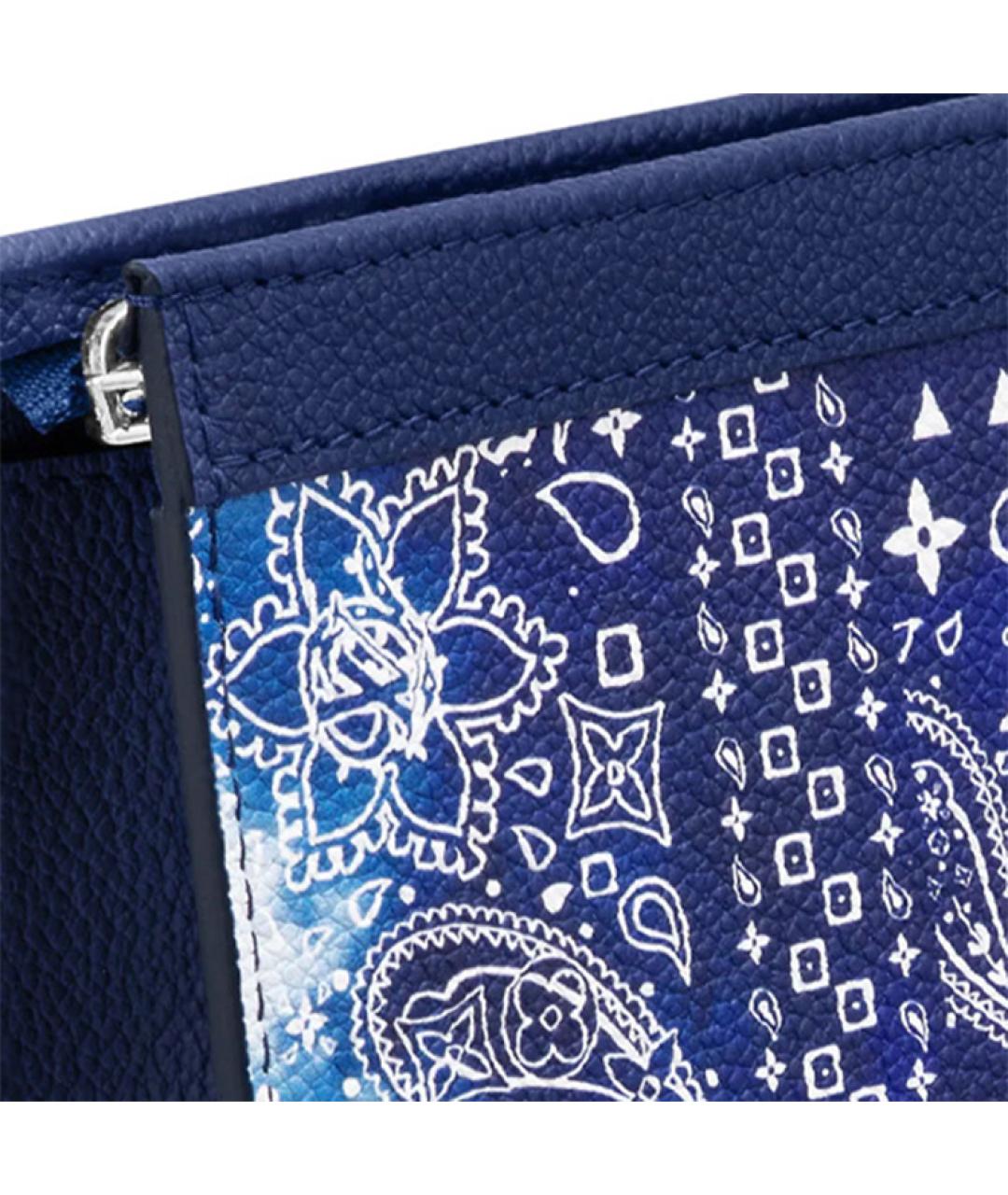 LOUIS VUITTON Синяя папка для документов из канвы, фото 5