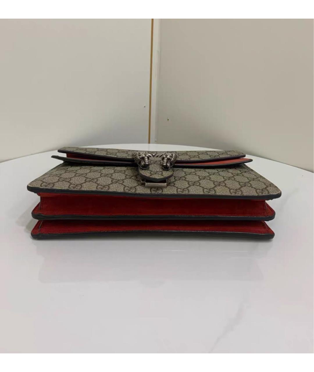 GUCCI Коричневая сумка через плечо, фото 5
