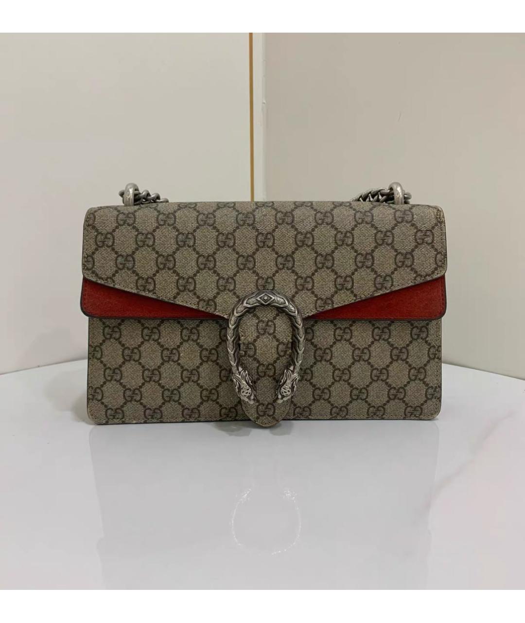 GUCCI Коричневая сумка через плечо, фото 8