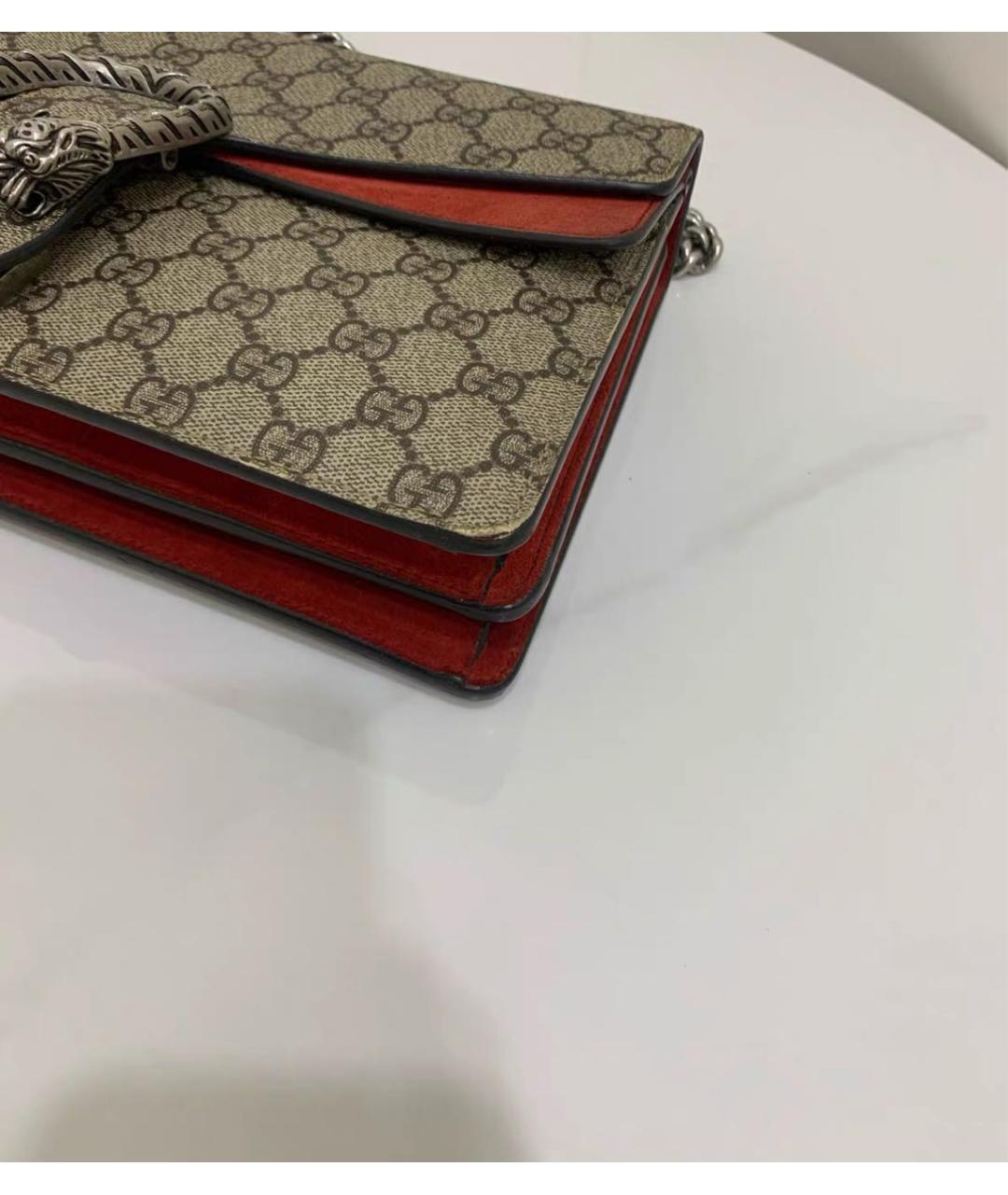 GUCCI Коричневая сумка через плечо, фото 6