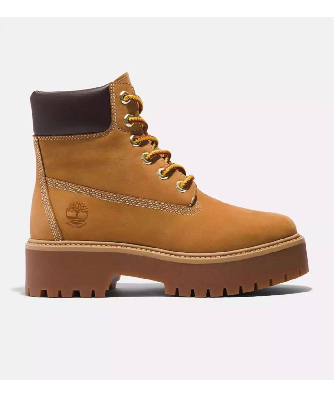 TIMBERLAND Горчичные замшевые ботинки, фото 6