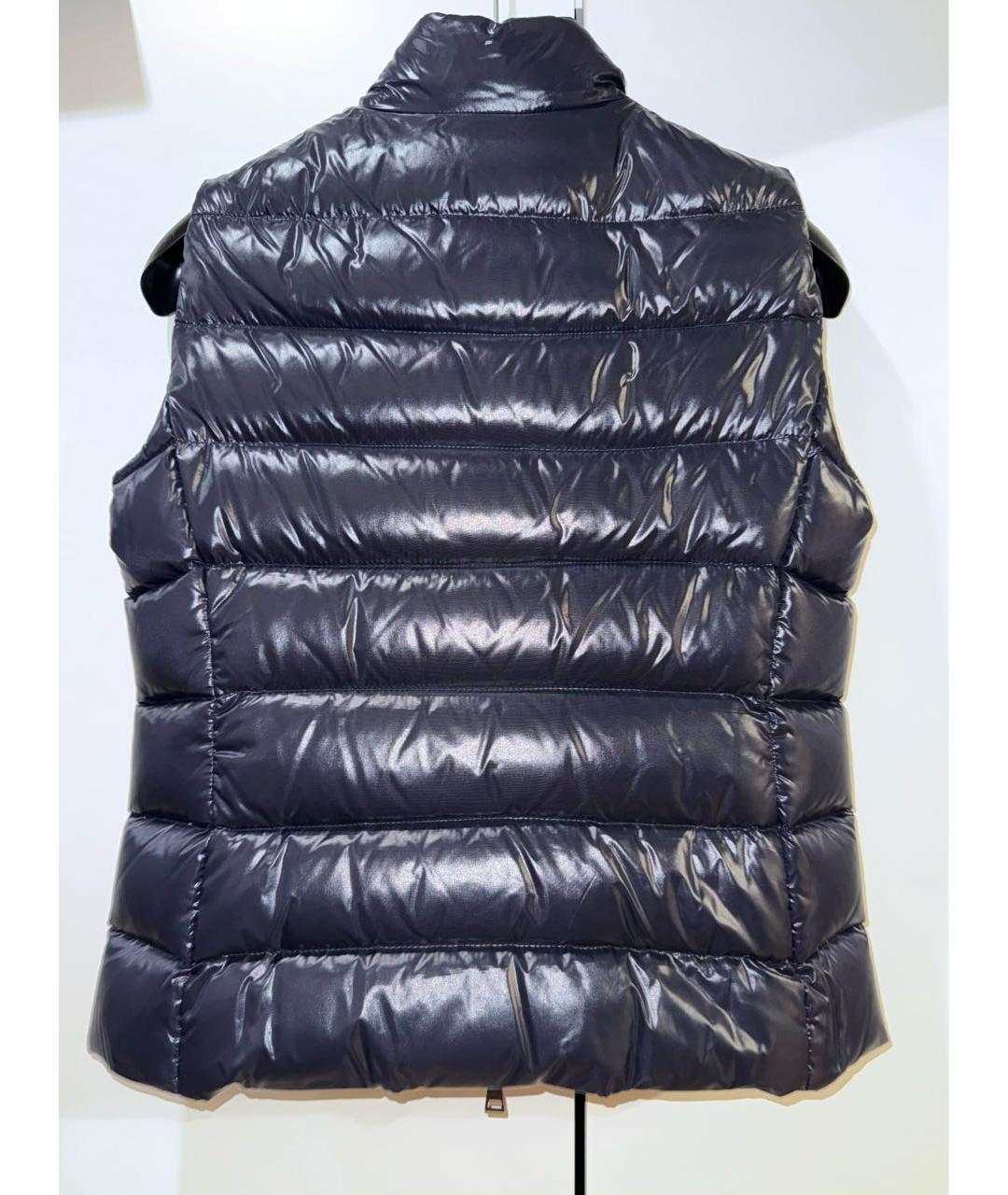 MONCLER Темно-синий жилет, фото 2