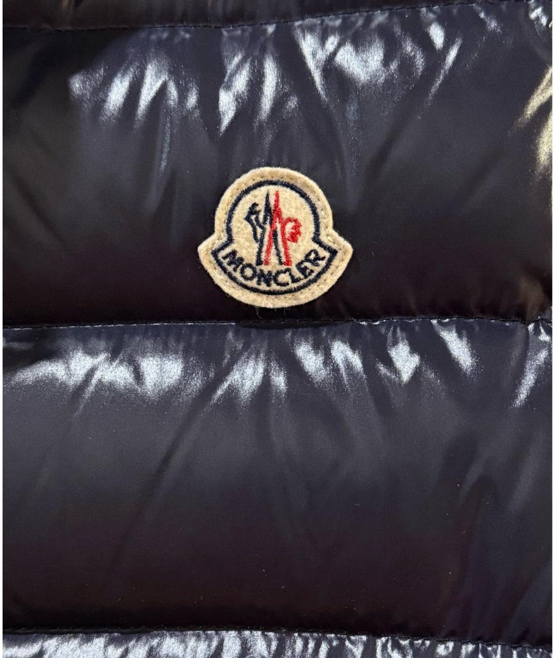 MONCLER Темно-синий жилет, фото 3