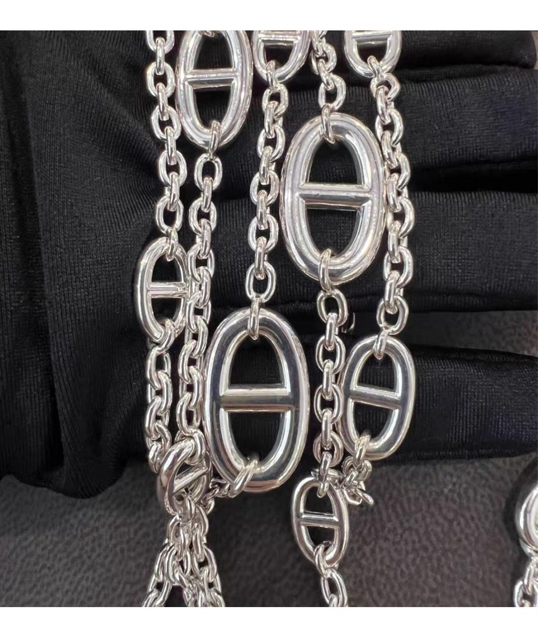 HERMES Серебряная серебряная цепочка, фото 3