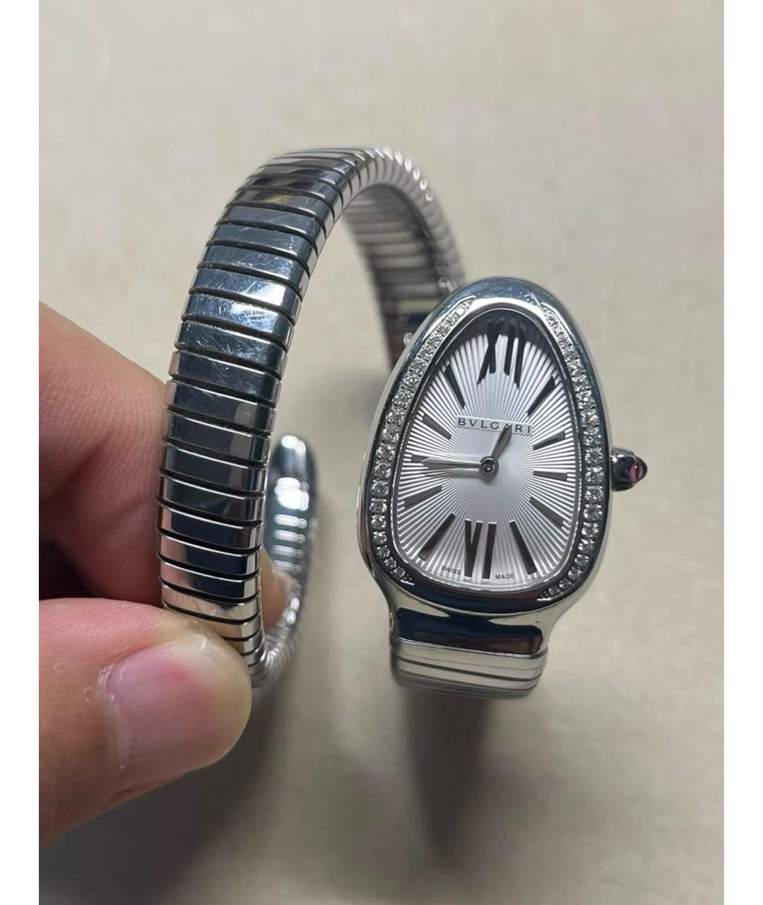 BVLGARI Серебряные часы, фото 2