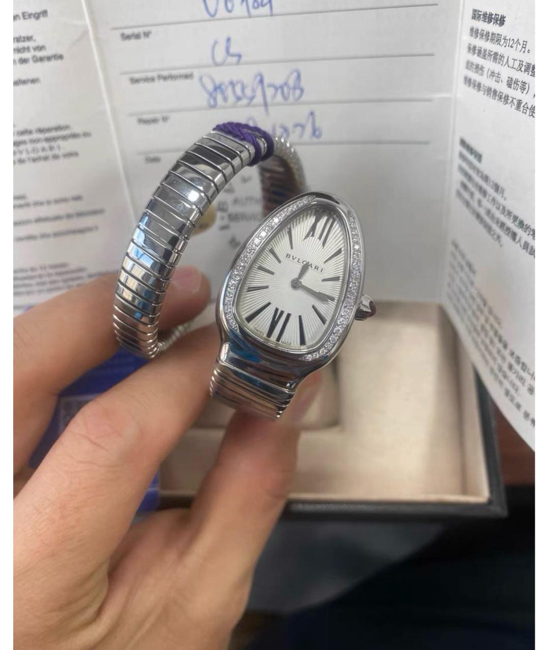 BVLGARI Серебряные часы, фото 5