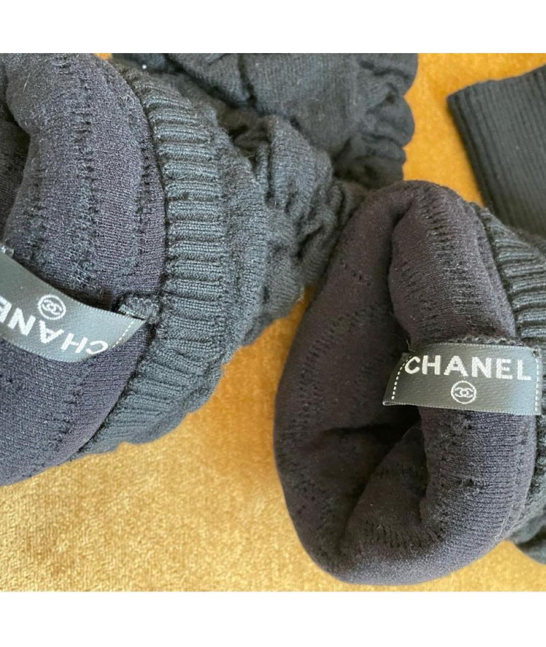 CHANEL Черный шерстяной джемпер / свитер, фото 3