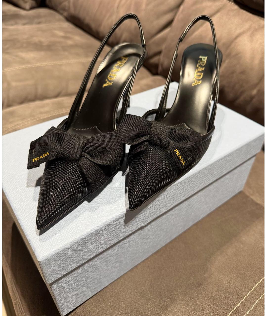 PRADA Черные туфли, фото 6