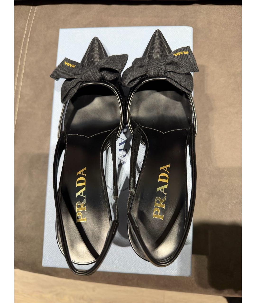 PRADA Черные туфли, фото 3
