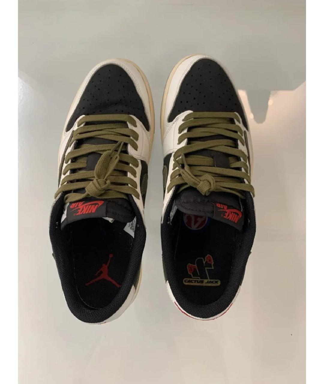 NIKE Мульти кожаные низкие кроссовки / кеды, фото 3