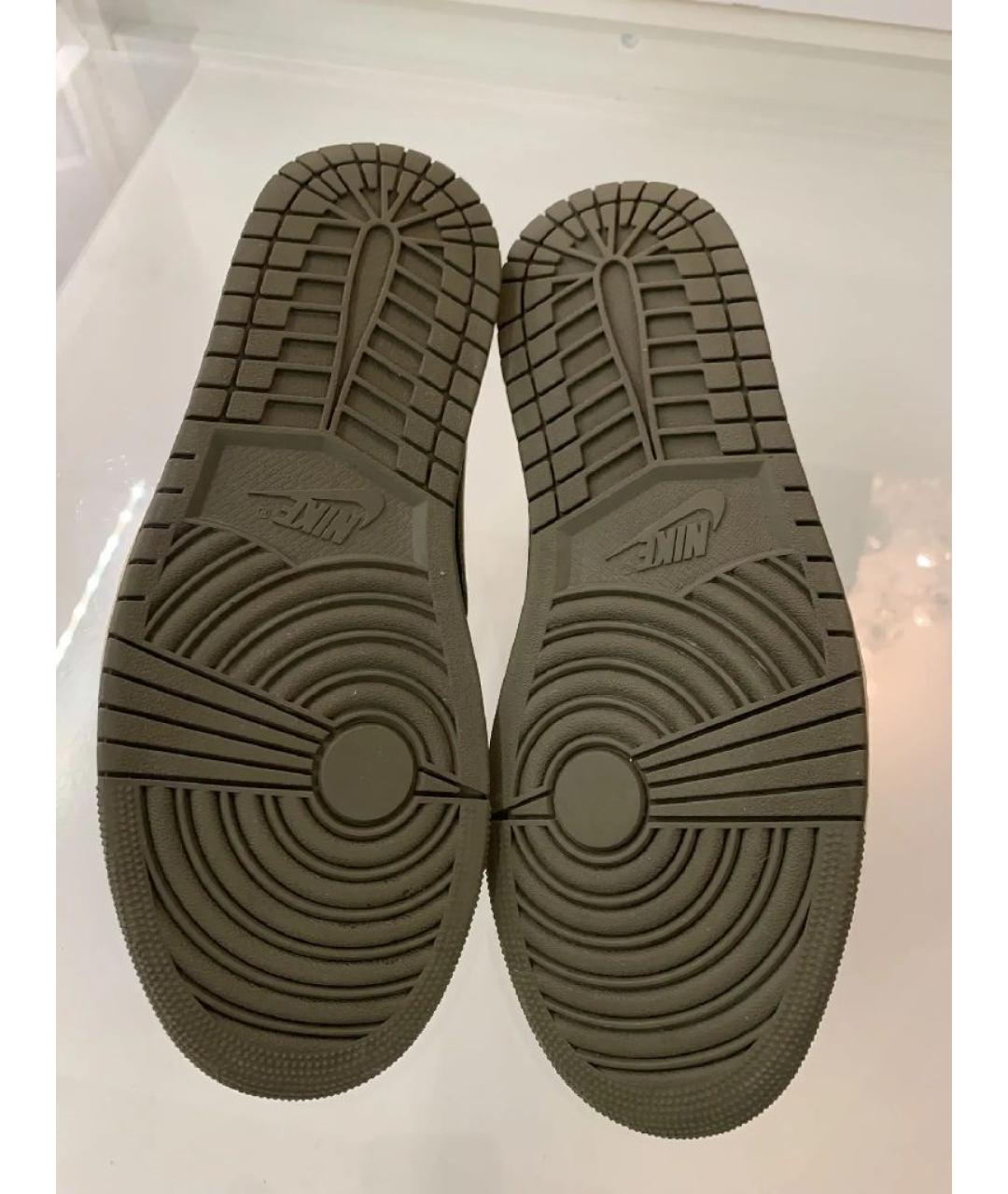 NIKE Мульти кожаные низкие кроссовки / кеды, фото 5