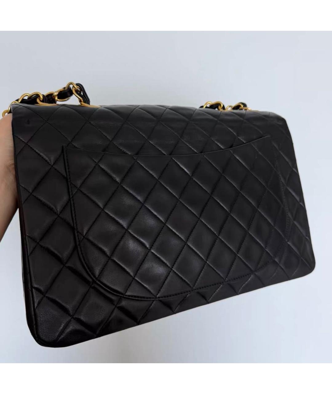 CHANEL Черная кожаная сумка тоут, фото 2