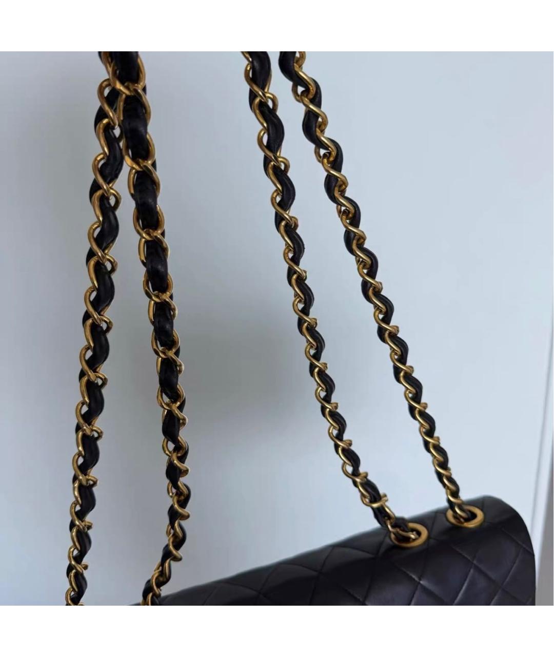 CHANEL Черная кожаная сумка тоут, фото 3