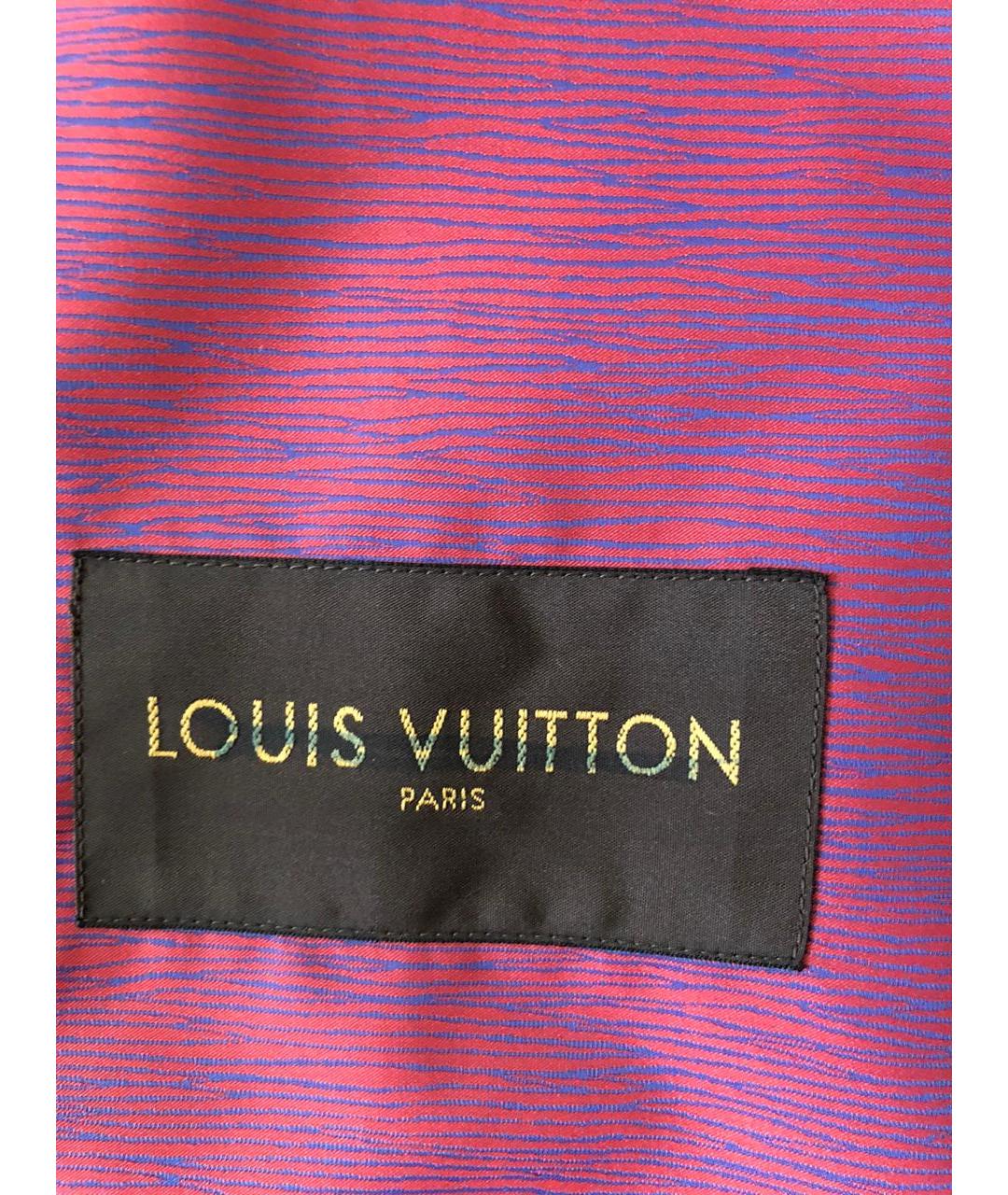 LOUIS VUITTON PRE-OWNED Красная полиэстеровая куртка, фото 3