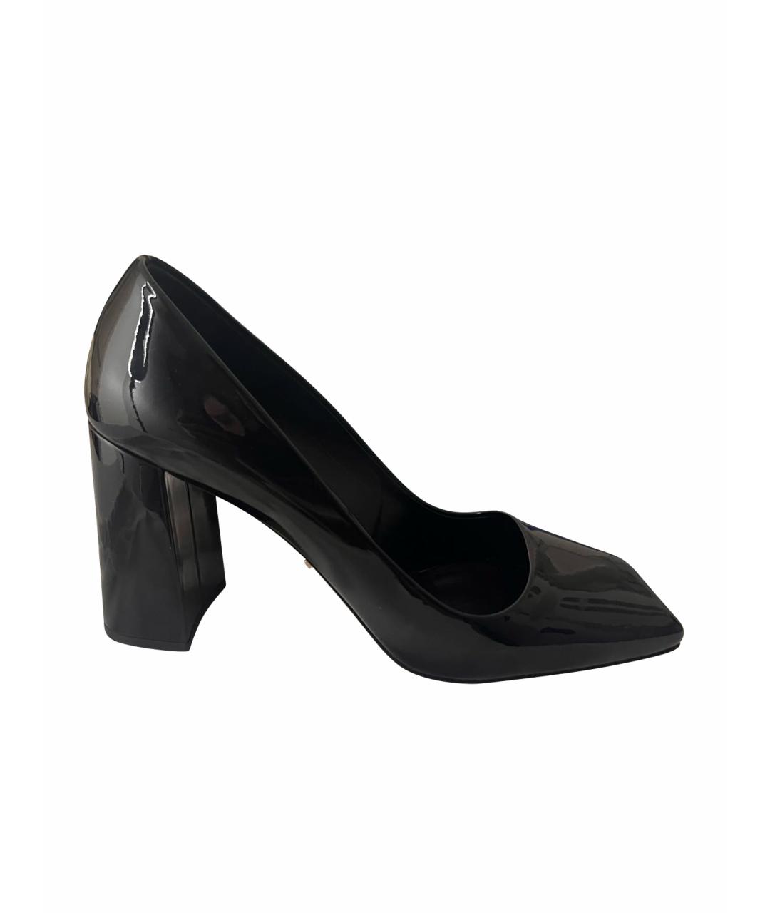 PRADA Черные туфли из лакированной кожи, фото 1