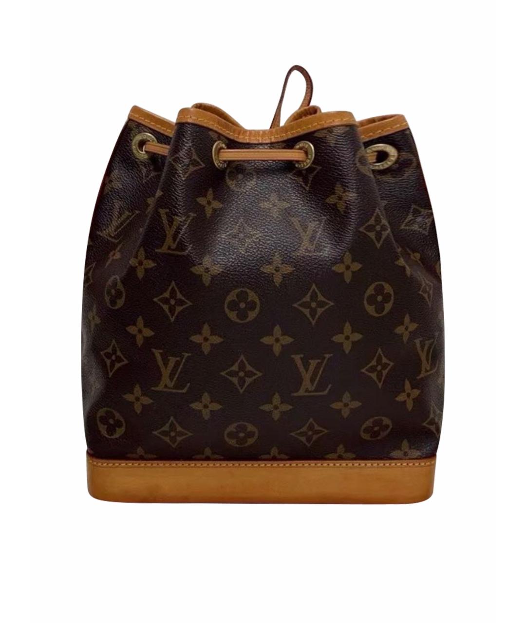 LOUIS VUITTON Коричневая кожаная сумка через плечо, фото 1