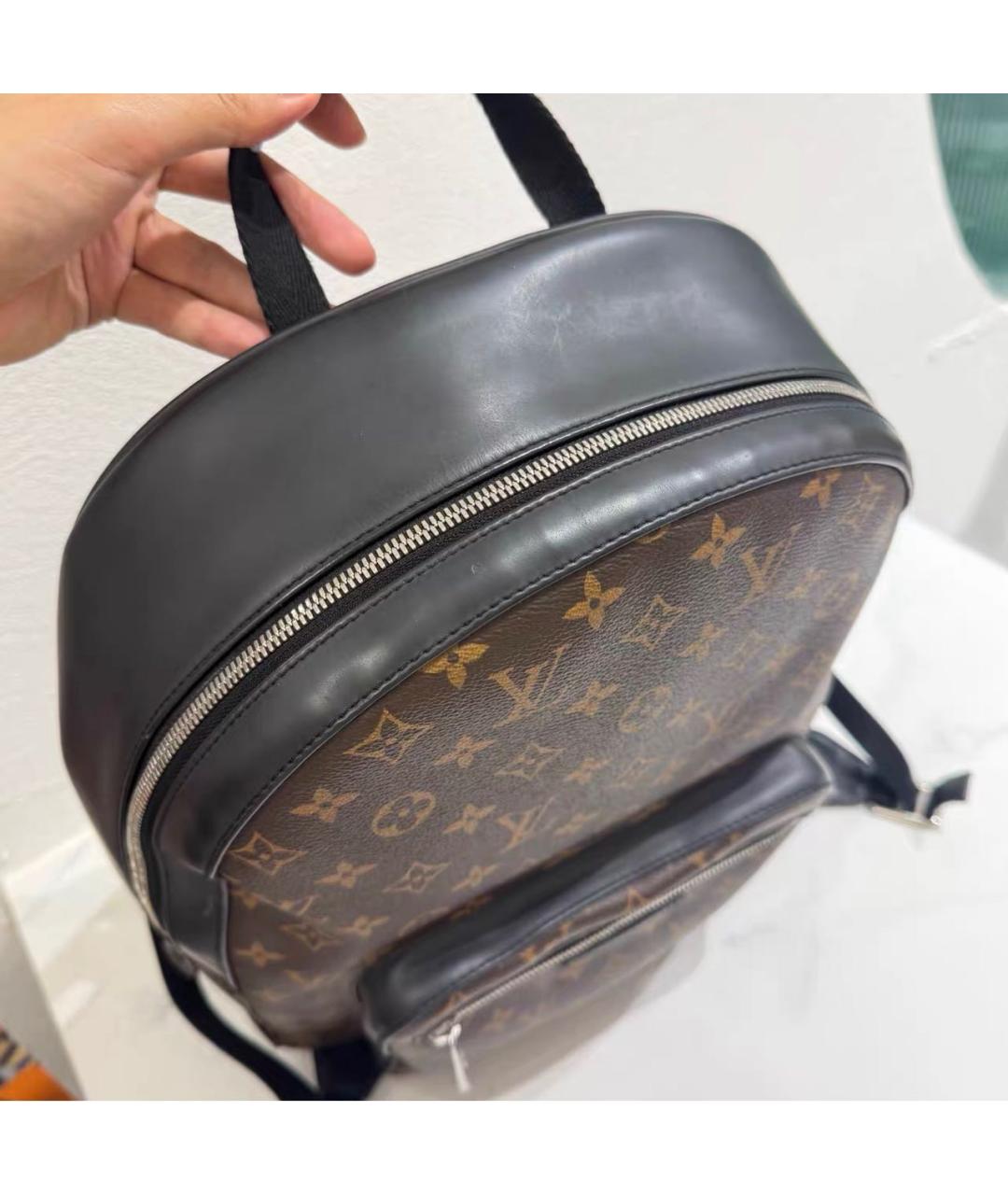 LOUIS VUITTON Коричневый рюкзак из канвы, фото 6