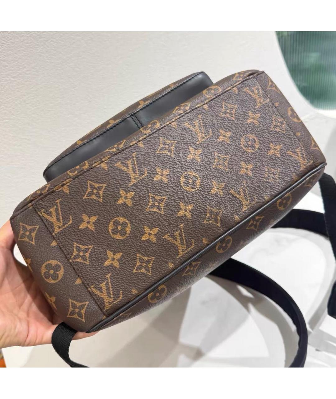 LOUIS VUITTON Коричневый рюкзак из канвы, фото 5