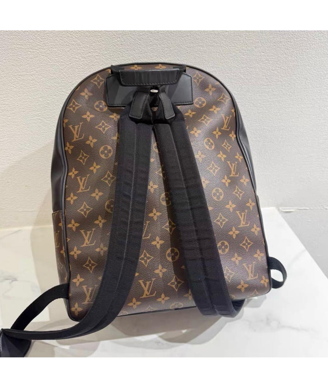 LOUIS VUITTON Коричневый рюкзак из канвы, фото 2
