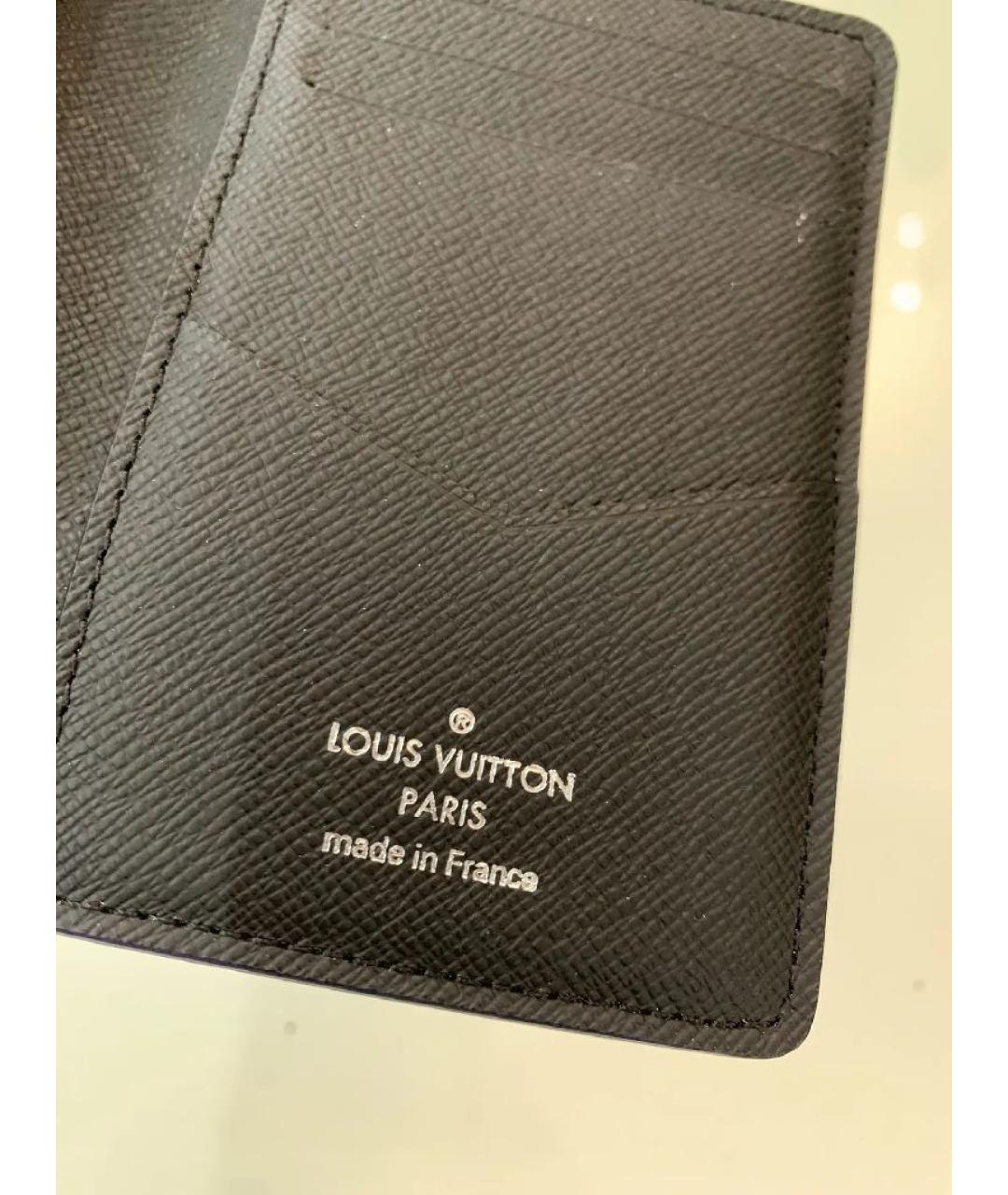 LOUIS VUITTON Черный кардхолдер, фото 4