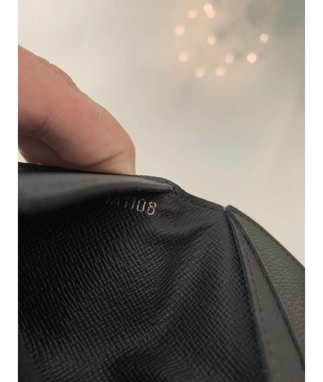 LOUIS VUITTON Черный кардхолдер, фото 5
