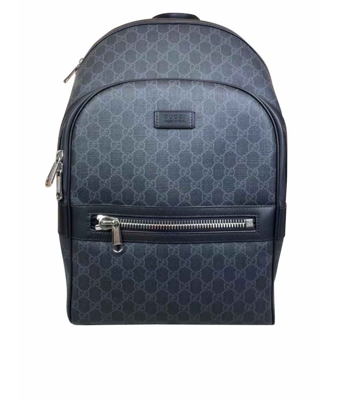 GUCCI Черный кожаный рюкзак, фото 8