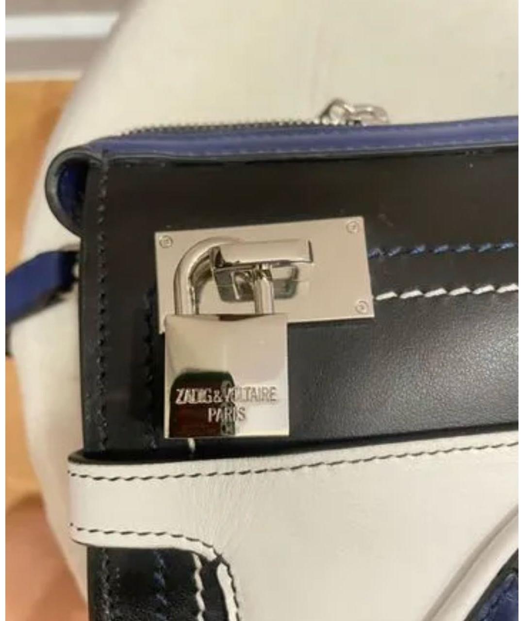 ZADIG & VOLTAIRE Мульти кожаная сумка через плечо, фото 4