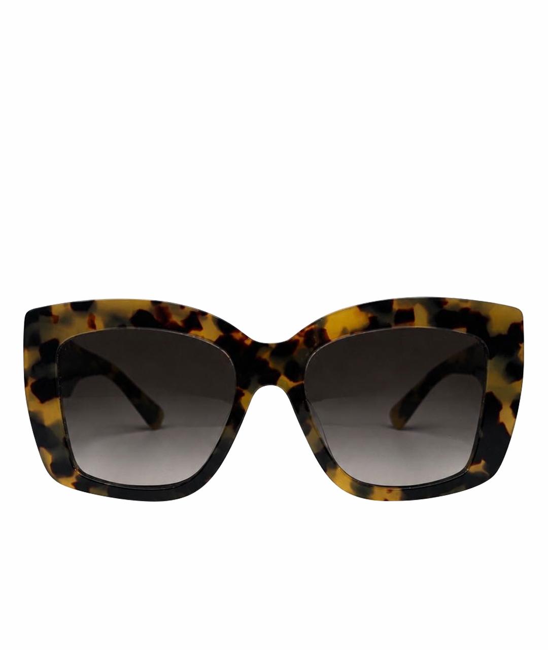 MIU MIU Черные пластиковые солнцезащитные очки, фото 1
