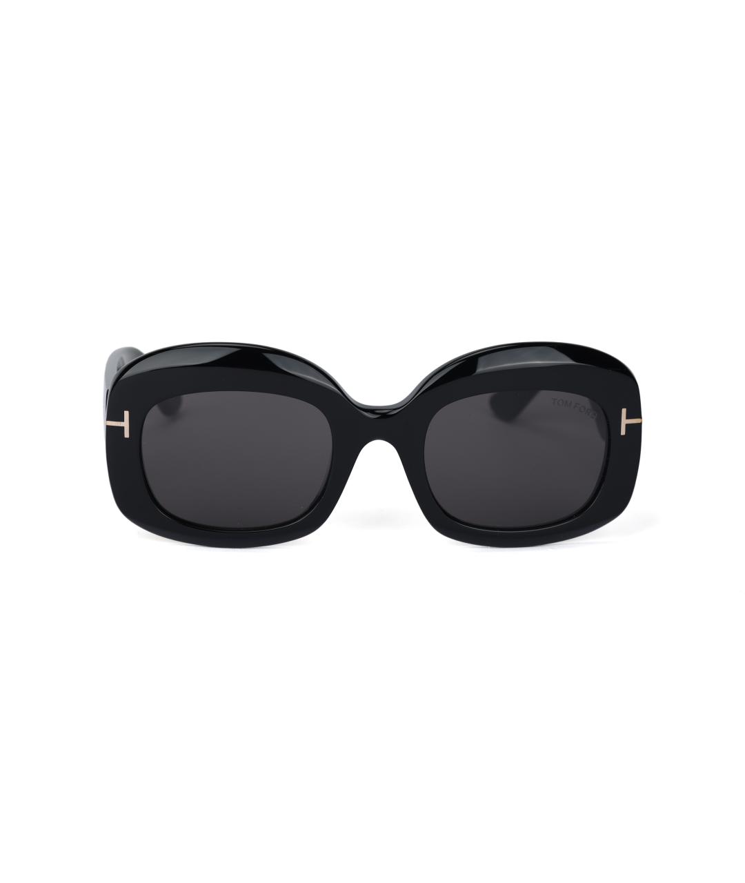 TOM FORD Черные пластиковые солнцезащитные очки, фото 2
