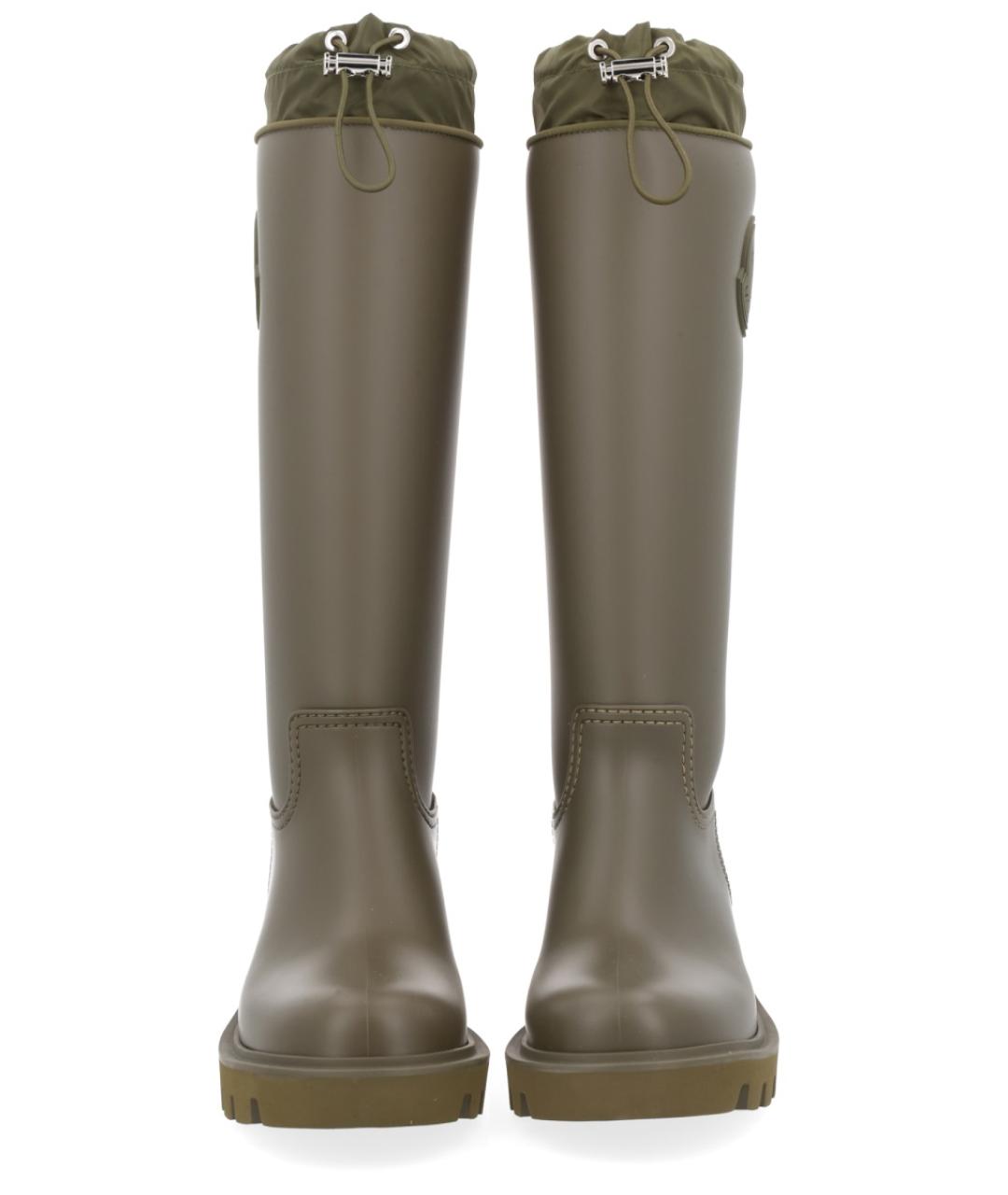 MONCLER Зеленые сапоги, фото 5