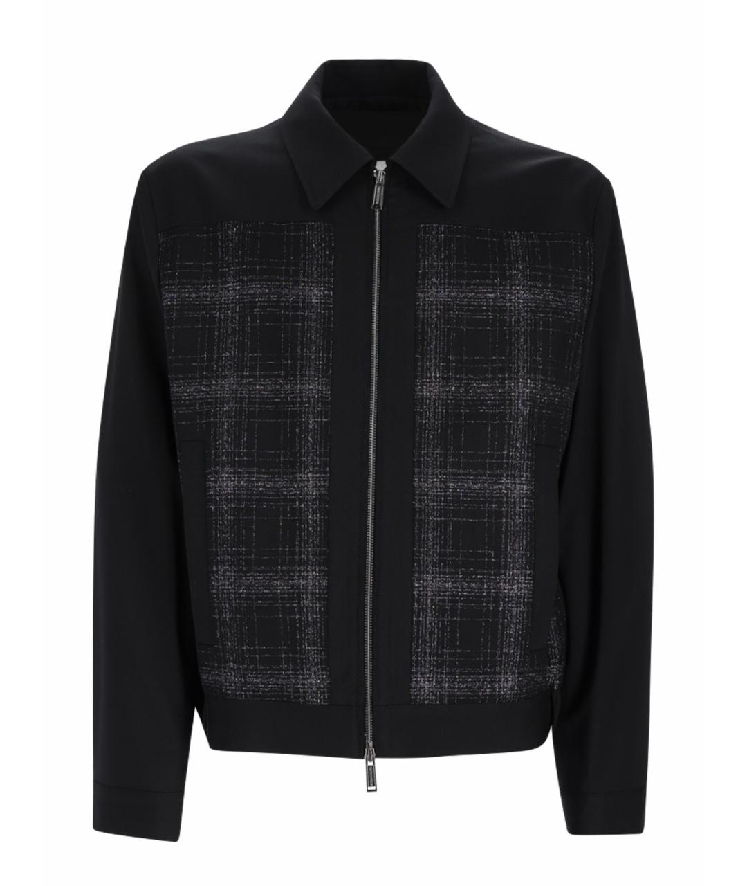 DSQUARED2 Черная шерстяная куртка, фото 1