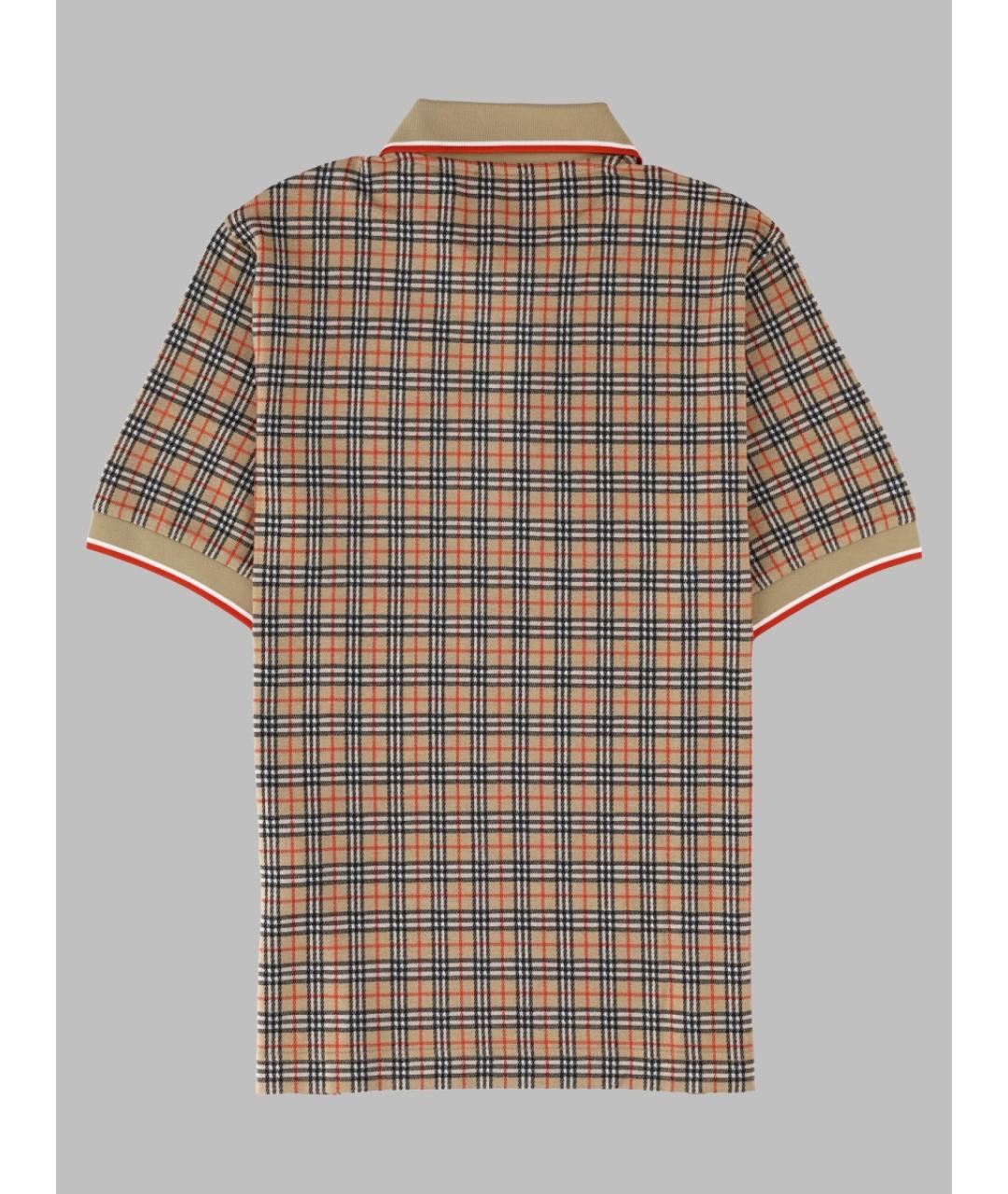 BURBERRY Мульти вискозное поло с коротким рукавом, фото 2