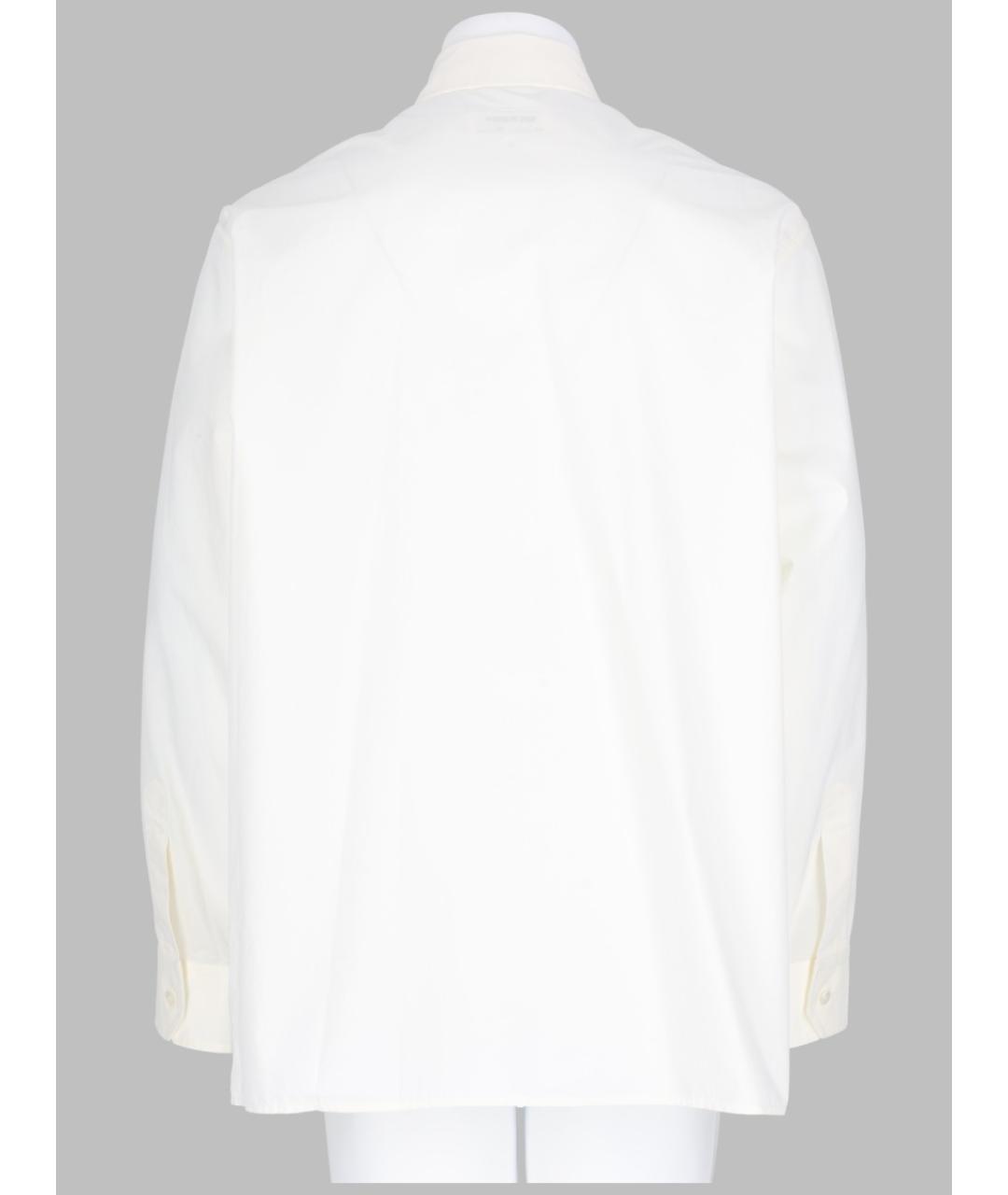 MM6 MAISON MARGIELA Белая хлопковая кэжуал рубашка, фото 2