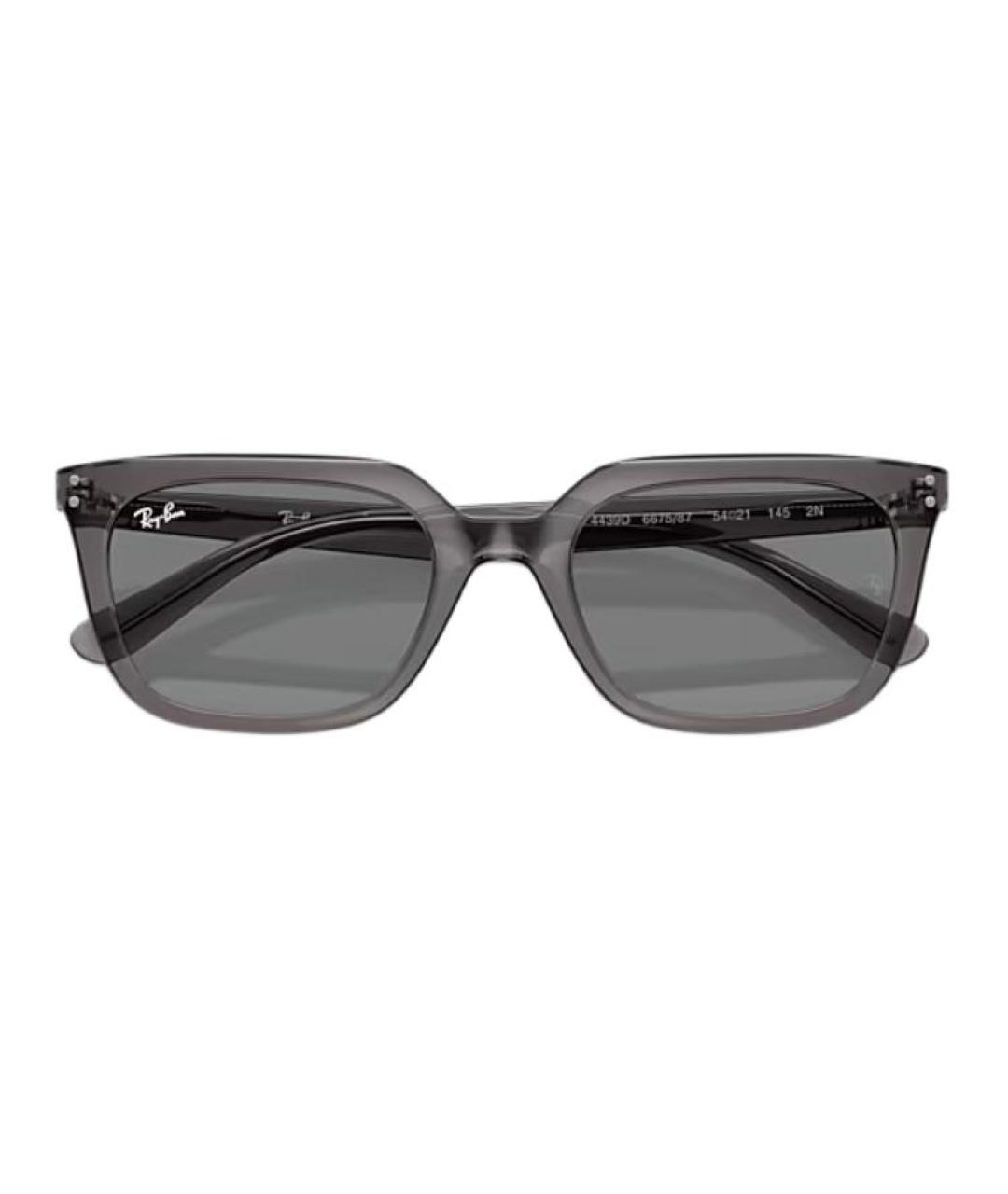 RAY BAN Серые пластиковые солнцезащитные очки, фото 5