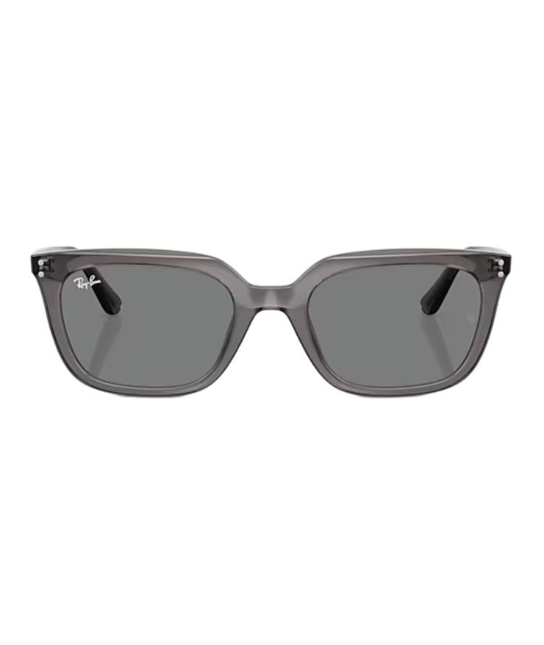 RAY BAN Серые пластиковые солнцезащитные очки, фото 2