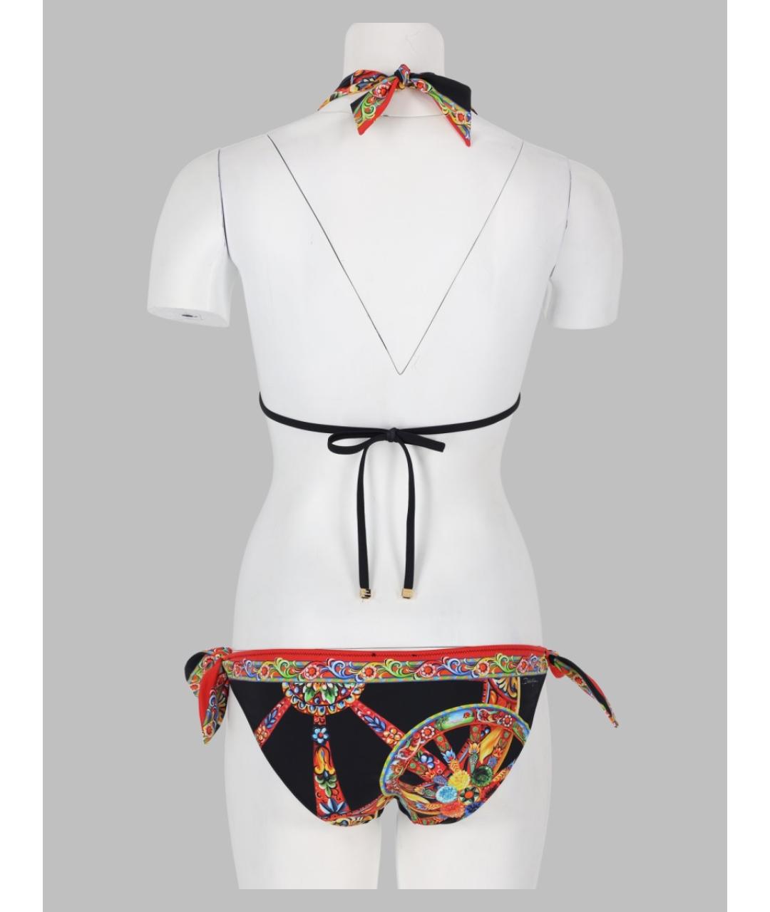 DOLCE&GABBANA Мульти полиамидовый купальник, фото 2